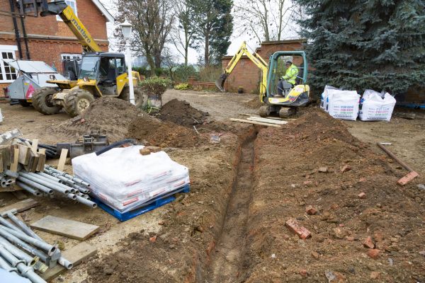 Drainage Ditch Digging in South Zanesville