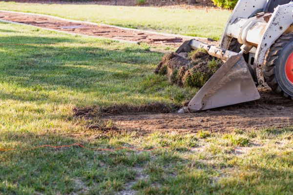 Yard Drainage Grading in South Zanesville