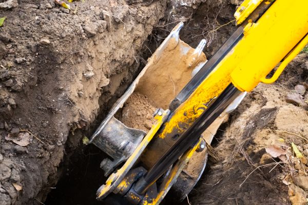 Downspout Trenching in South Zanesville