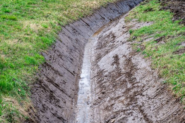 Drainage Ditch Excavation in South Zanesville