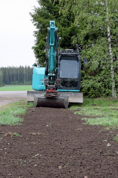 Backhoe Grading in South Zanesville