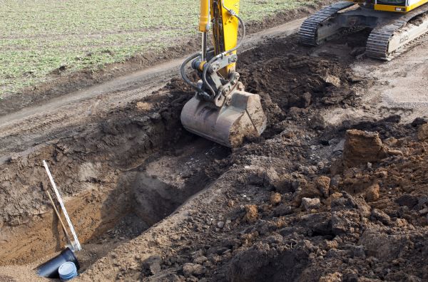 Backhoe Trenching in South Zanesville
