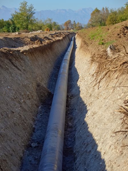 Gas Pipe Trenching in South Zanesville
