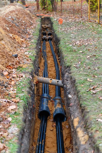 Electrical Line Excavation in South Zanesville